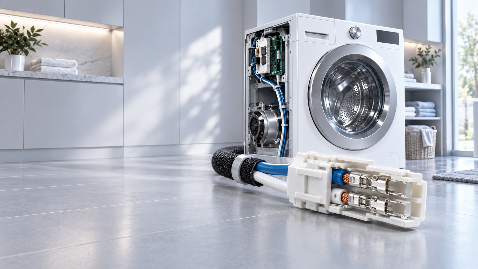 乾威精密 · 家电内部电气连接
